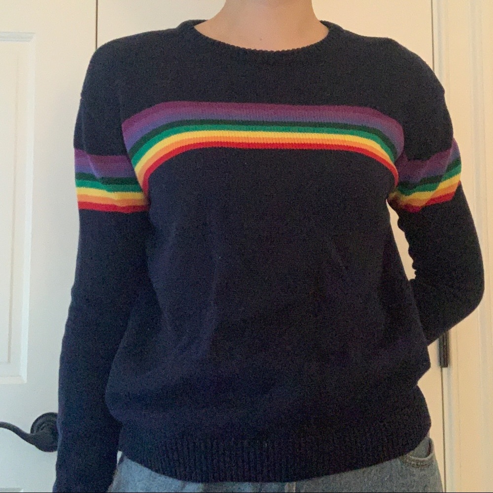 Brandy Melville rainbow sweater